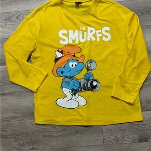 Smurfs Yellow adult Shirt